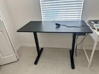 HUANUO ERGEAR Electric Height Adjustable Standing Desk, 48 " x 24"