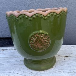 Glazed Plant Pot