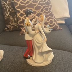 Art Of Disney Cinderella&Prince Wedding Cake Topper/Figurine
