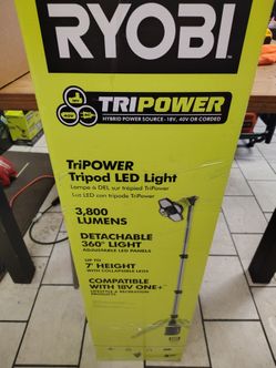 Ryobi tripower led light