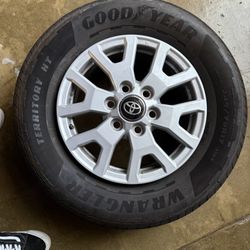 OEM Toyota Tires, wheels. 