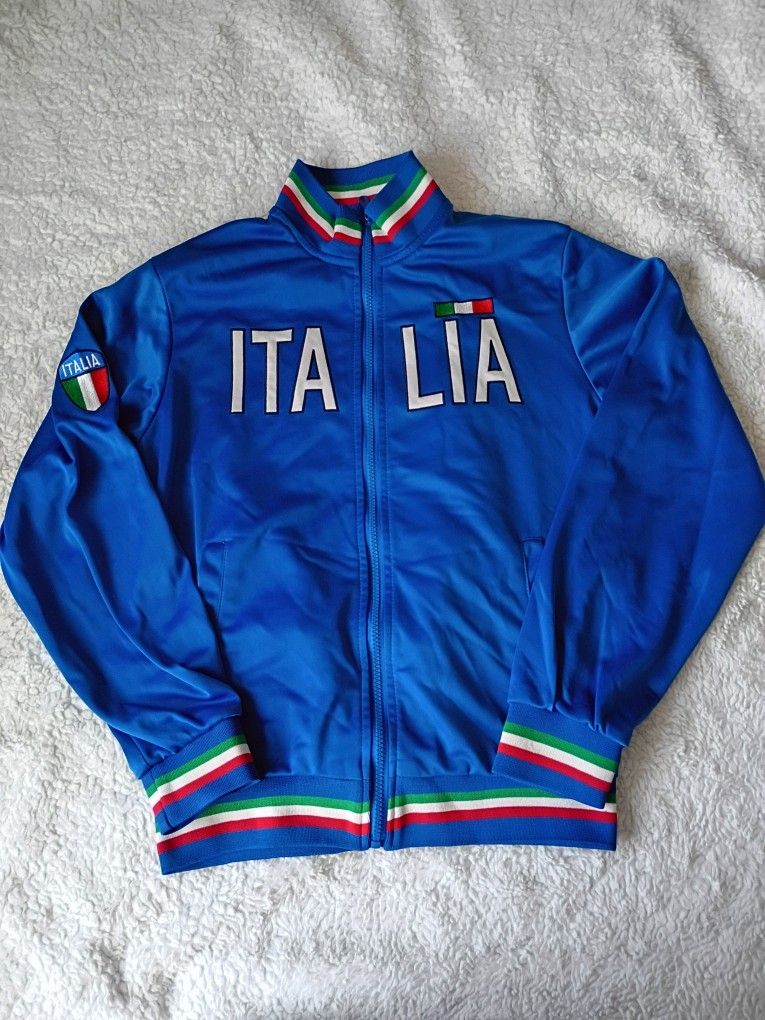 Men Italia Track Jacket Size Small