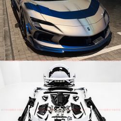 Ferrari SF90 MANSORY body kit carbon fiber hood rear spoiler tail exhaust wheel