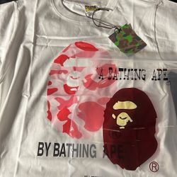 Bape Pink Camo Tee