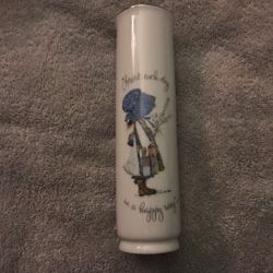 Vintage Holly Hobby Ceramic Bud Vase 1973