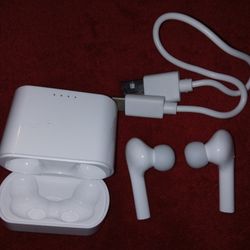 Brand New Sharper Image Airpod Style Bluetooth Earphones Extra Bass