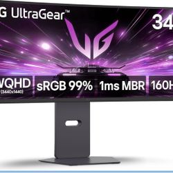 Lg Ultragear 34” Curved Monitor Gaming Computer Monitor Brand New