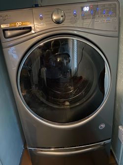 Both Whirlpool Front Load Washer with Load & Go