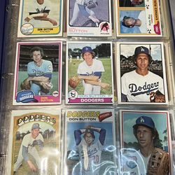 Don Sutton 54 Card Lot In Excellent To Good Condition
