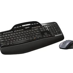 Logitech Desktop MK710 Wireless Keyboard & Mouse, Black