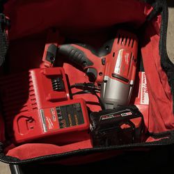 New M18 1/2 Impact Wrench With New Charger And Battery 