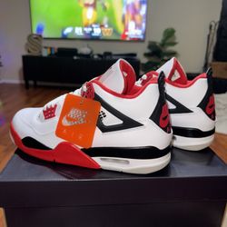 Jordan Retro 4 Fire Red 