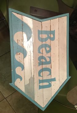 Beach sign /decor