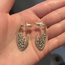 Filigree Silver Earrings 
