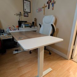 Electric Desk & Office Chair 
