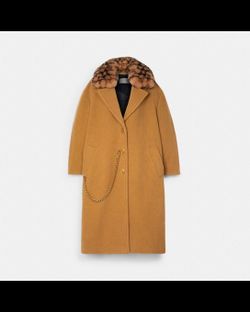 AUTHENTIC Coach x J LO Wool Coat NWT 