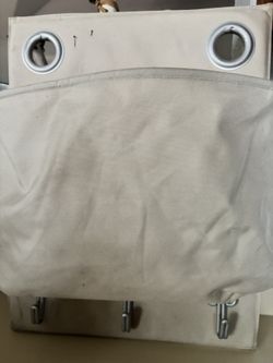 Set Of Two Canvas Bags To Organize Closet.