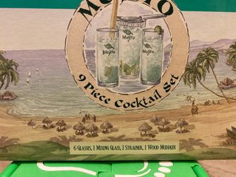 Mojito 9 piece cocktail set