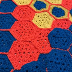 46 X 36. Throw Blanket Hand Made. 