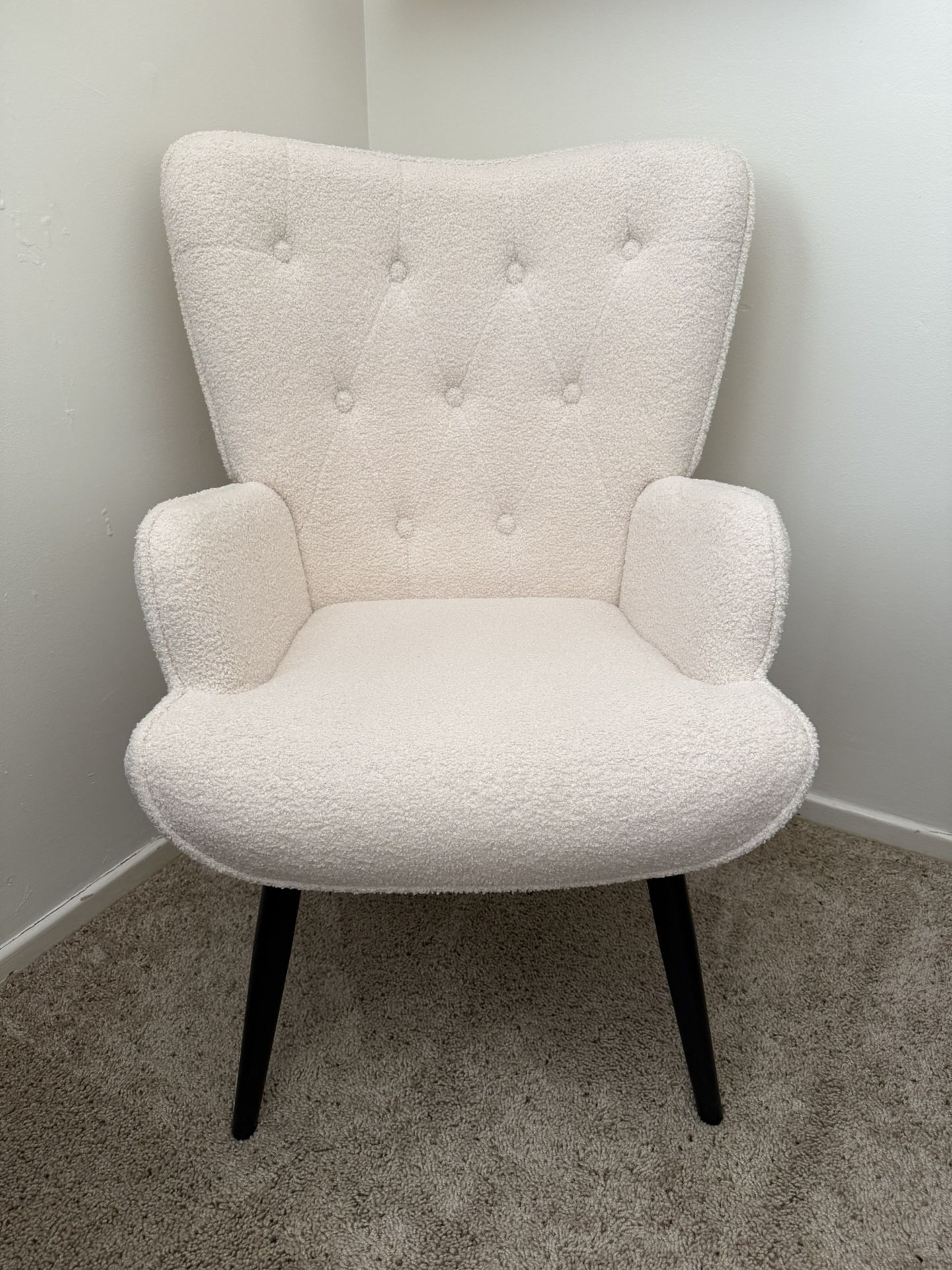 Beige Accent Chair