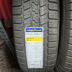 265/70/17 Goodyear Wrangler