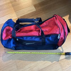 Travel Luggage with Wheels 28 inch Red/Navy