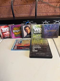 Christian Music CDs and DVD Lot of 7 gently used