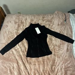 Lululemon Define Jacket Black Women's Size 8 Full Zip Classic