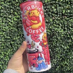 Pooh Bear Lattes Tumbler