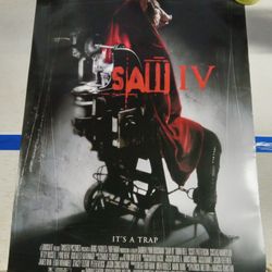 "Saw IV (4)" Original One-sheet Movie Poster 27x40 (2007) D/S Horror 