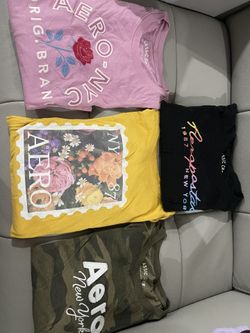 4 Aeropostle Size L Girls T-shirts