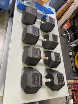Dumbbells - Set of 4 HEAVY WF Athletic Supply Dumbbells