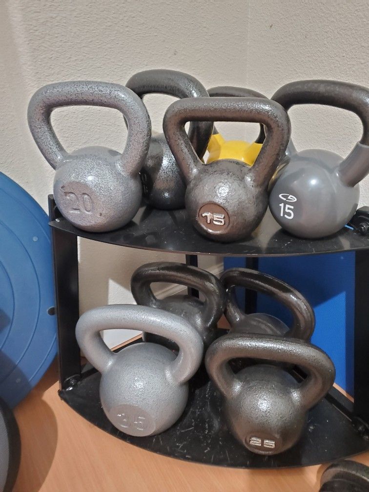 Home Gym Equipment, Weights, Bench, Kettlebells And More!