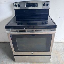 Ge stove electric 4 burner glass top