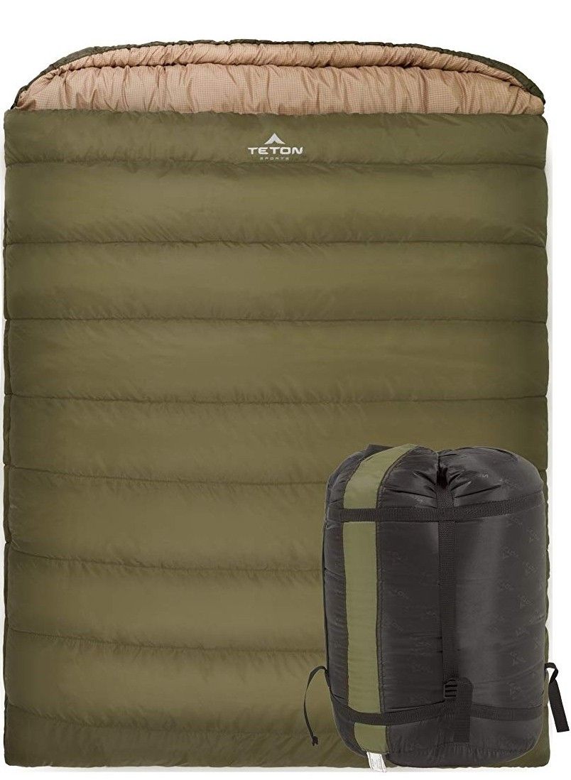 Teton sports mammoth 0 f sleeping bag double wide