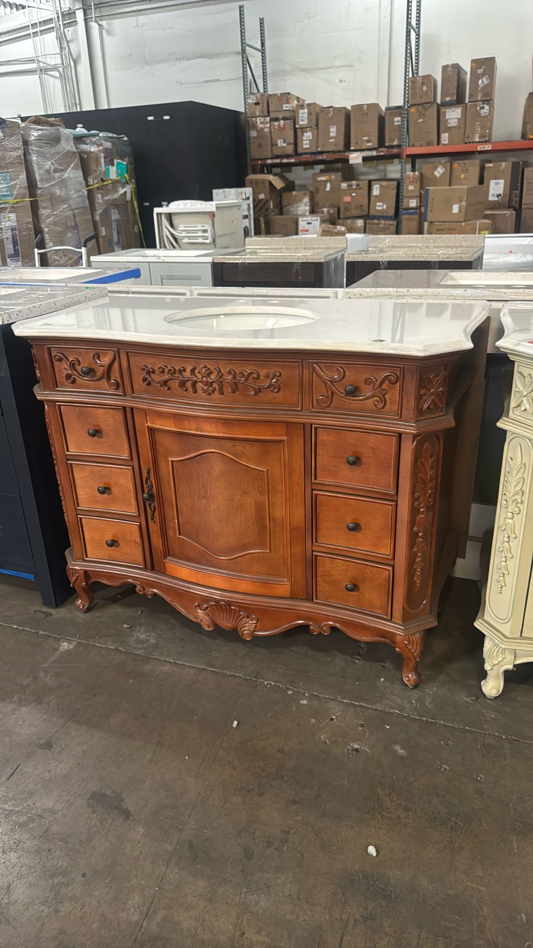 Vanity 45 In Single Sink Antique