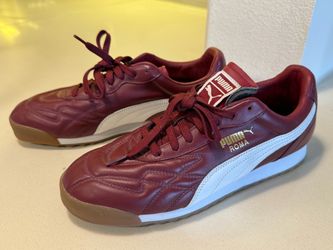 PUMA Roma Anniversario Men’s Size 10 — Pomegranate Burgundy Leather 366673-02