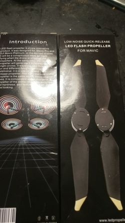 Maverick pro-drone LED blades
