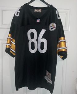 Pittsburgh Steelers Hines Ward #86 NFL Players of the Century Designer Jeff Hamilton  Anniversary Black Home Jersey Vapor Stitched Adult Mens XL