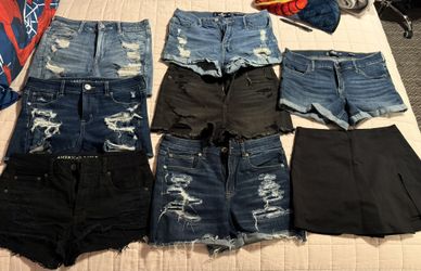 American Eagle, Levi, Hollister Jeans And Shorts