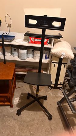 Rolling TV Floor Stand with Mount Bracket