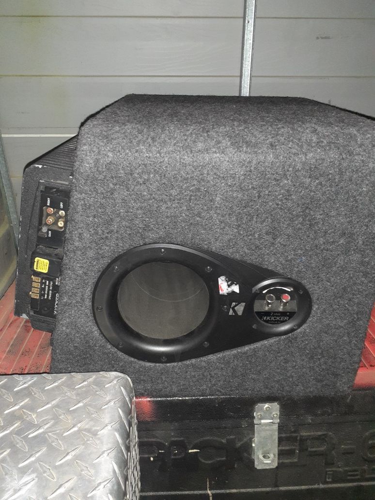 Kicker L3 custom kicker ported box huge kicker amplifier $150