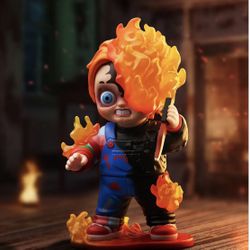 Pop Mart Chucky Blind Box Flame Chucky Doll