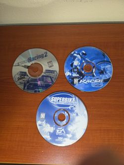 Trifecta Of PC Racing Games: Set of 3 Games NASCAR, MOTORCROSS, BIKE -Disc ONLY-