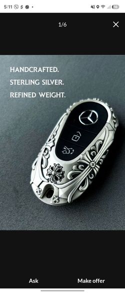 MERCEDES-BENZ 925 STERLING SILVER KEY CASE