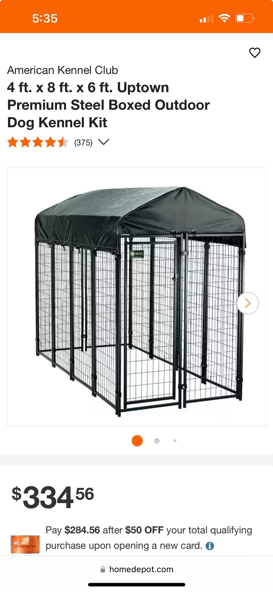 Outdoor Dog kennel