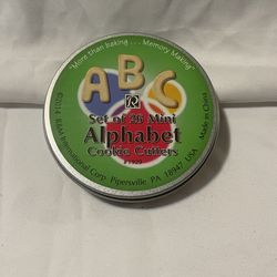 Alphabet Cookie Cutters