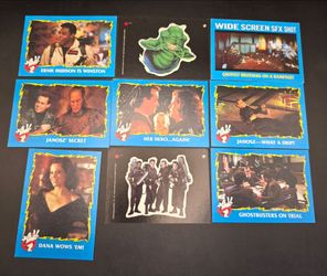 Ghostbusters Trading Cards and Stickers Lot