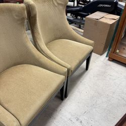 Pair Of Vintage Wingback Chairs 
