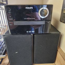 Cd Player Stereo With Speakers